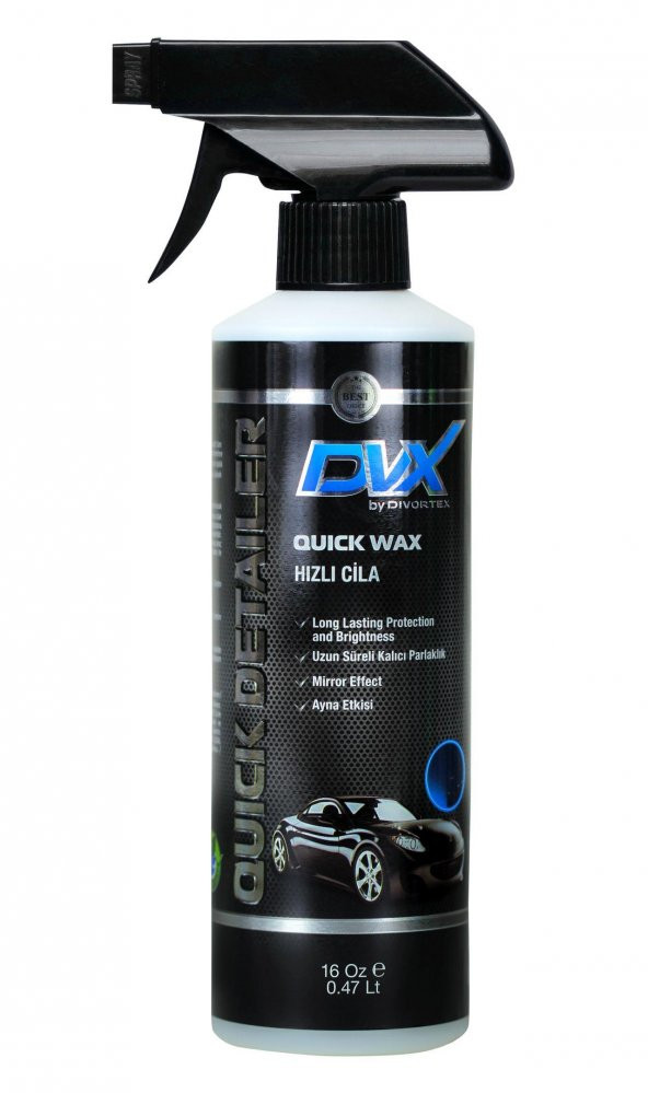 DVX Quick Detailer & Wax Hızlı Cila 473 ml. 16 Oz