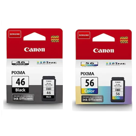 Canon PG-46L + CL 56 Renkli + Siyah 2'li Set Kartuş + 50 Li Fotoğraf Kağıdı - 3