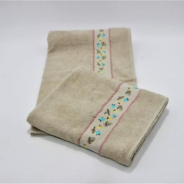 Çapa Home Rose Banyo Havlusu Cappuccino