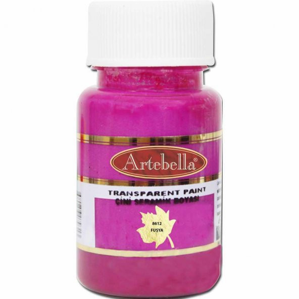 Artebella Transparan Çini Seramik Boyası 861250 Fuşya 50 ml