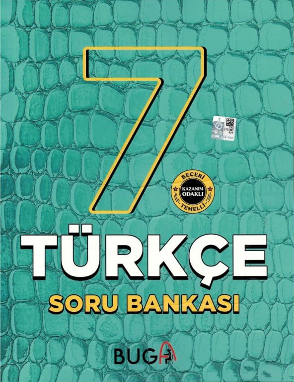 Buga Yayınları 7. Sınıf Türkçe Soru Bankası 2021
