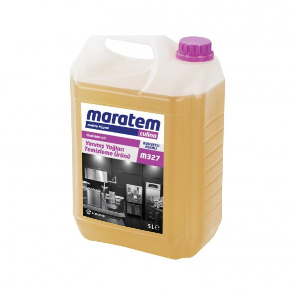 Maratem  M327 Yanmış Yağları Temizleme Ürünü 5 L