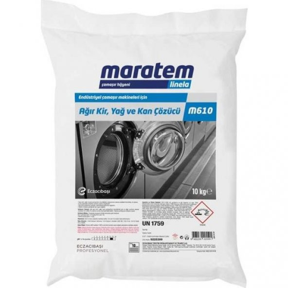 Maratem M610 Ağır Kir Yağ ve Kan Çözücü 10kg