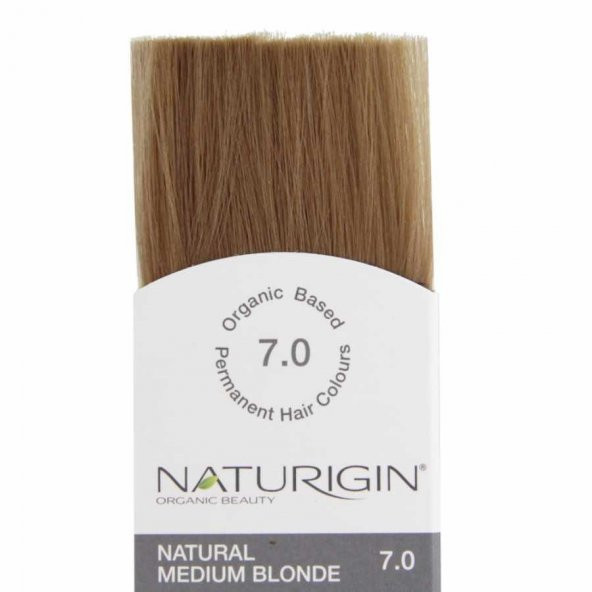 Naturigin Organik İçerikli Saç Boyası 7.0 Doğal Orta Sarı - 3