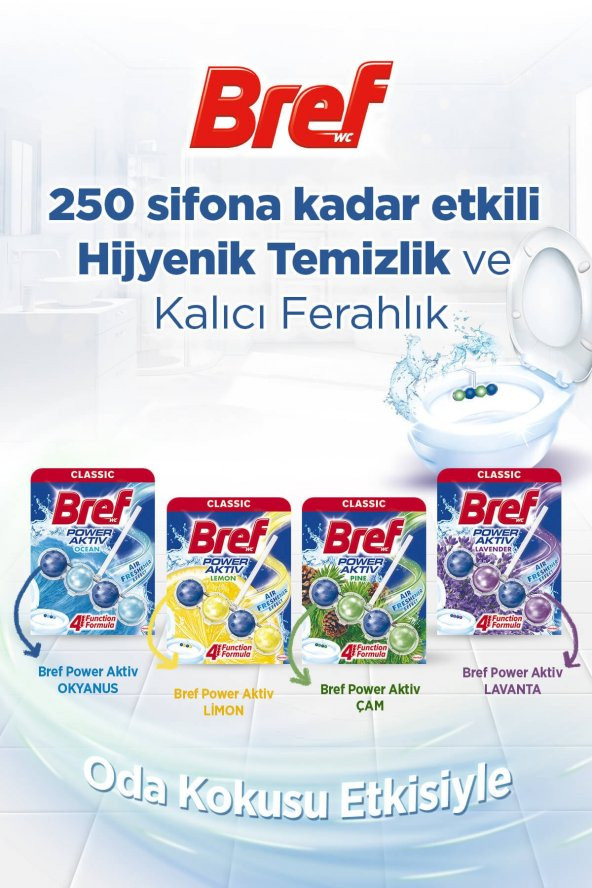 Bref Klozet Koku Giderici Bloğu 5li Set