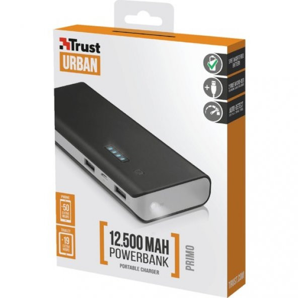 Trust URBAN Primo 12500 mAh Taşınabilir Şarj Cihazı - 1