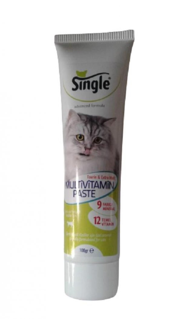 Single Cat Kediler İçin Multivitamin Macun 100 gr