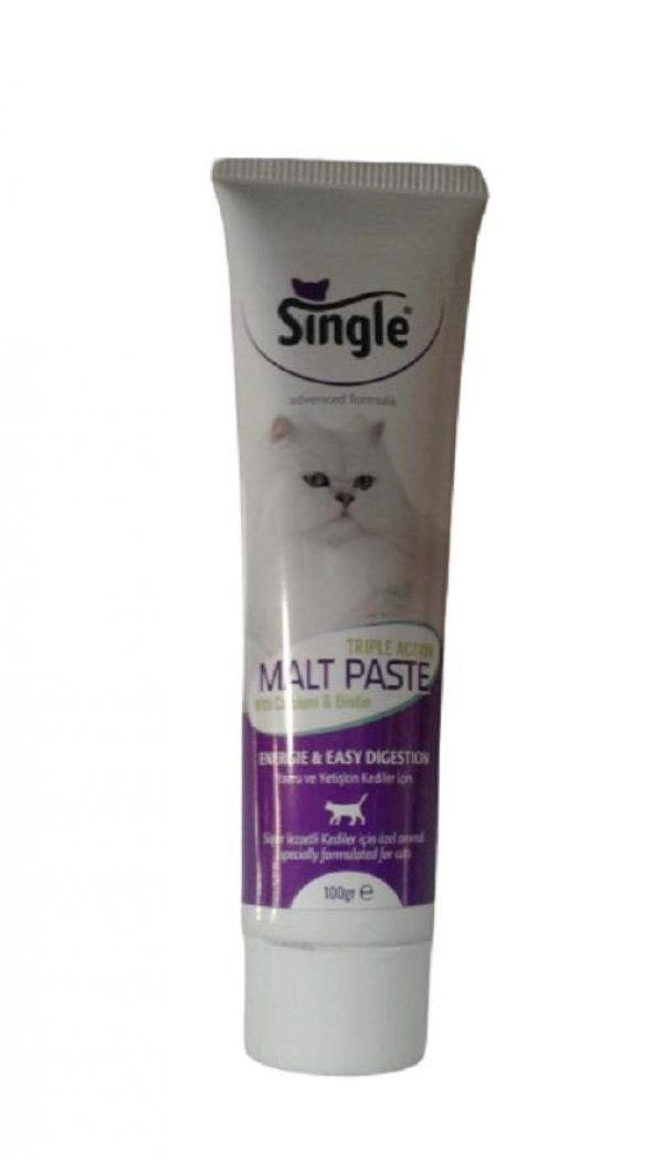 Single Cat Kediler İçin Malt Macun 100 gr