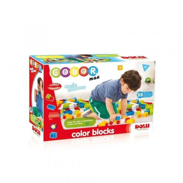 Renkli Eğitici Bloklar 35 Parça Dolu 5012