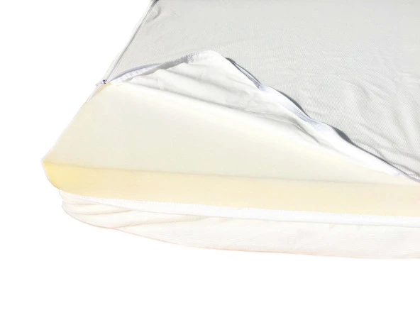 Sıvı Geçirmez Bebek Yatağı - 60x120 cm Yıkanabilir Kılıflı Yatak - 5