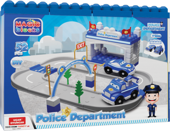Magic Blocks Polis Seti 52 Parça  Uçar 95