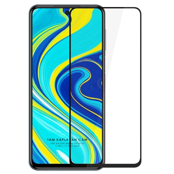 Xiaomi Redmi Note 9 Pro Mat Seramik Tam Koruma Ekran Koruyucu