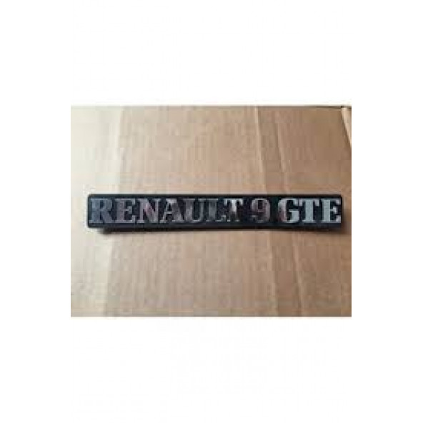 Renault 9 Gte Yazısı
