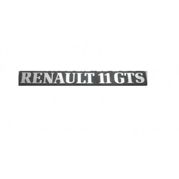 Renault 11 GTS Yazısı
