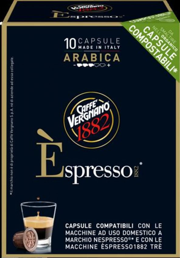 Caffe Vergnano Espresso®1882 Arabica Kapsül