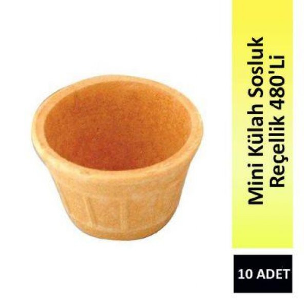 Mini Külah Reçellik Sosluk 480li Kutu 10 Koli - 1