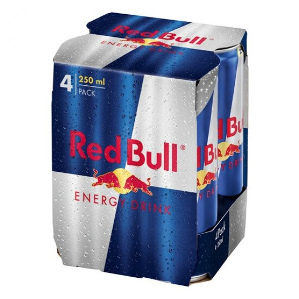 Red Bull Enerji İçeceği 4 x 250 ML
