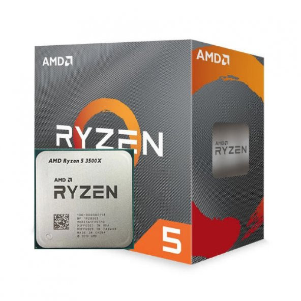 AMD RYZEN 5 3500X 35MB 6çekirdekli VGA YOK AM4 65w Kutulu+Fanlı