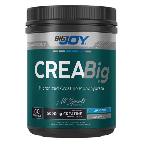 Big Joy Crea Big Micronized Creatine Powder 300 Gr + Hediyeler