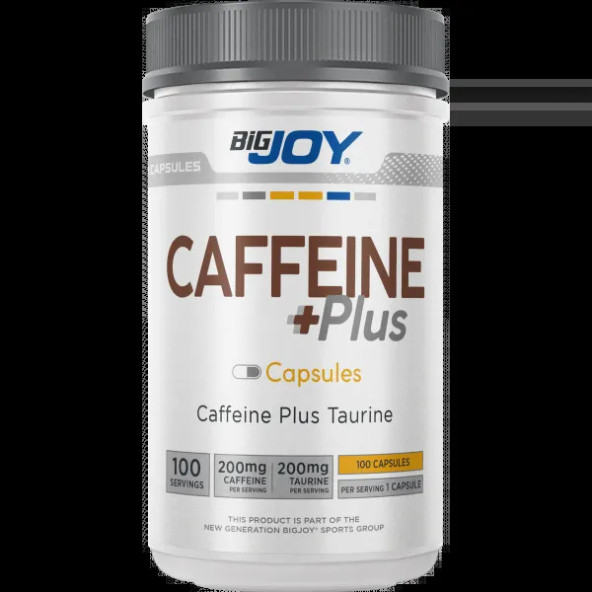 Big Joy Caffeine Plus+ 100 Kapsül (ÜCRETSİZ KARGO)
