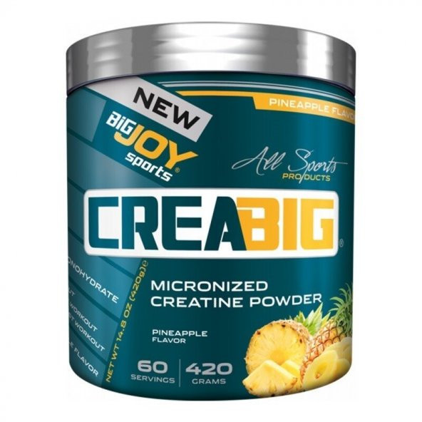 Big Joy Crea Big Micronized Creatine Powder 420 Gr +2 Hediye