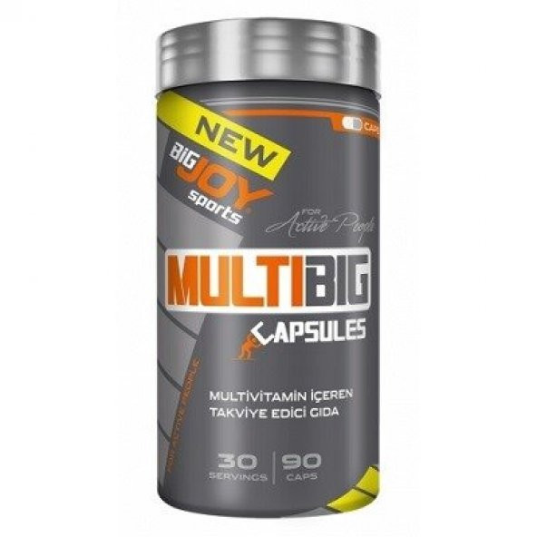 Big Joy Sports Multibig Vitamin Mineral 90 Kapsül (HIZLI KARGO)