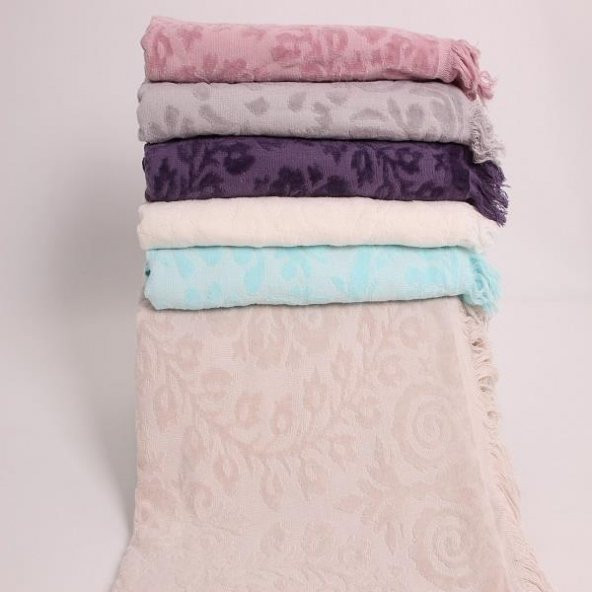 Çapa Home Banyo Havlusu 100*150 Saçaklı Ekru - 5