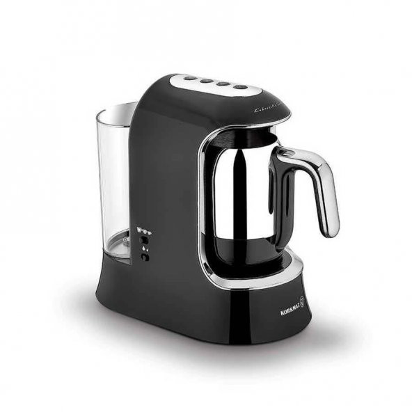 Korkmaz Kahvekolik Aqua Siyah/Krom Otomatik Kahve Makinesi A862-01