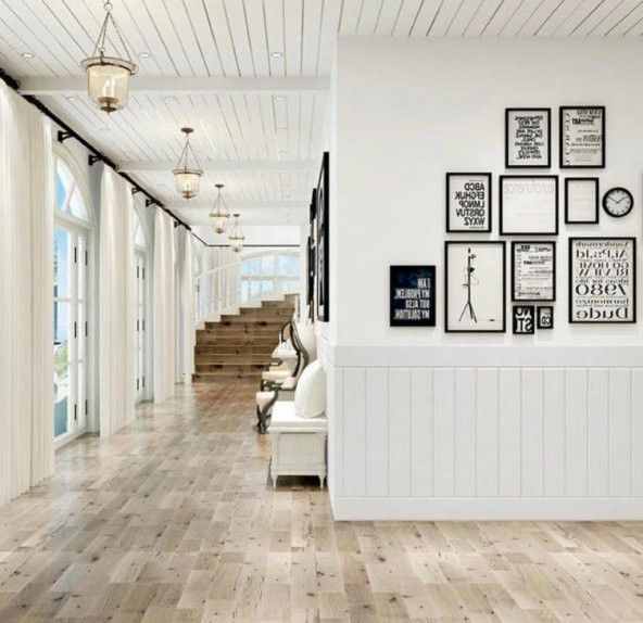 Renkli Duvarlar Yapışkanlı Balkon Tavan Lambiri Ahşap Esnek Sünger Duvar Kağıdı