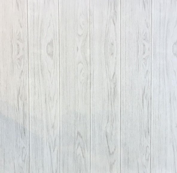 Renkli Duvarlar NW38 AÇIK GRİ AHŞAP KENDİNDEN YAPIŞKANLI ESNEK SÜNGER DUVAR PANELİ - Resim 2