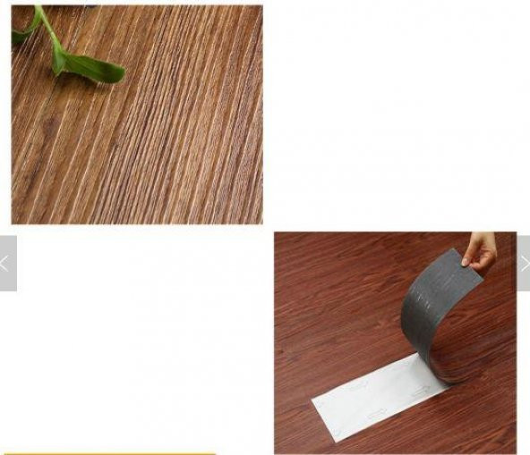 Renkli Duvarlar NWYP02 Açık Gri Budaklı Yapışkanlı Ahşap PVC Yer Döşeme Parkesi - Resim 8