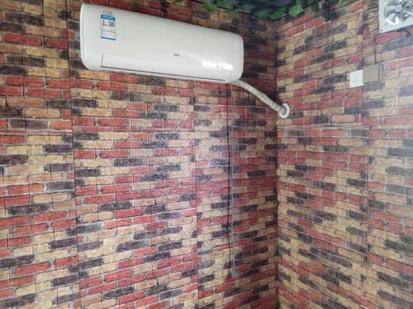 Renkli Duvarlar NW62 Kırmızı Siyah Sarı Tuğla Kendinden Yapışkanlı Duvar Paneli - 8