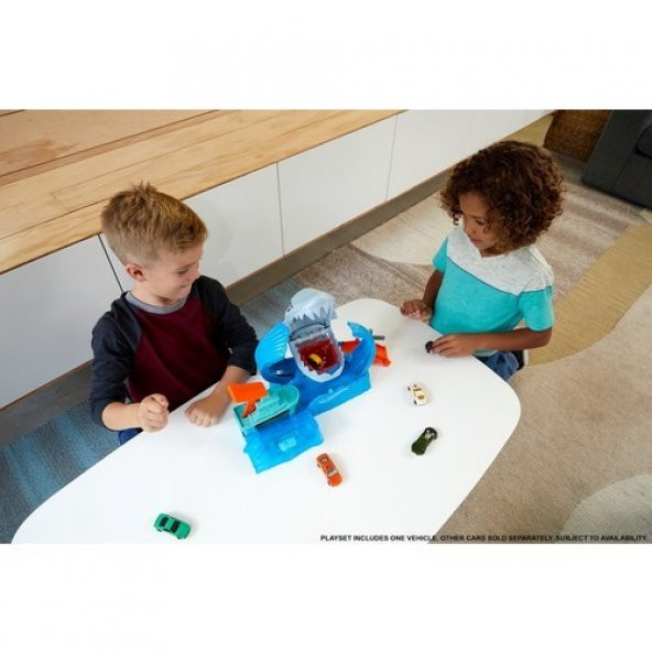 Hot Wheels Robotik Köpek Balığı Renk Değiştiren Oyun Seti GJL12 - 3