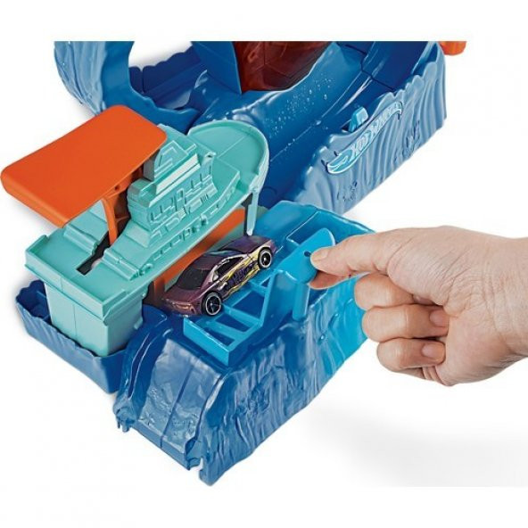 Hot Wheels Robotik Köpek Balığı Renk Değiştiren Oyun Seti GJL12 - 4