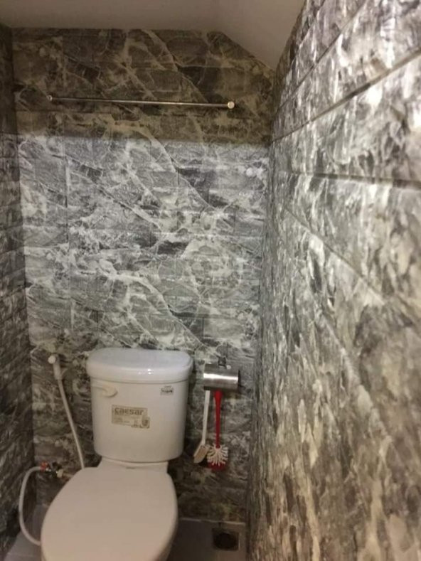 Renkli Duvarlar NW13 Alaca Gri Kendinden Yapışkanlı 3D Dekoratif Duvar Paneli - 8