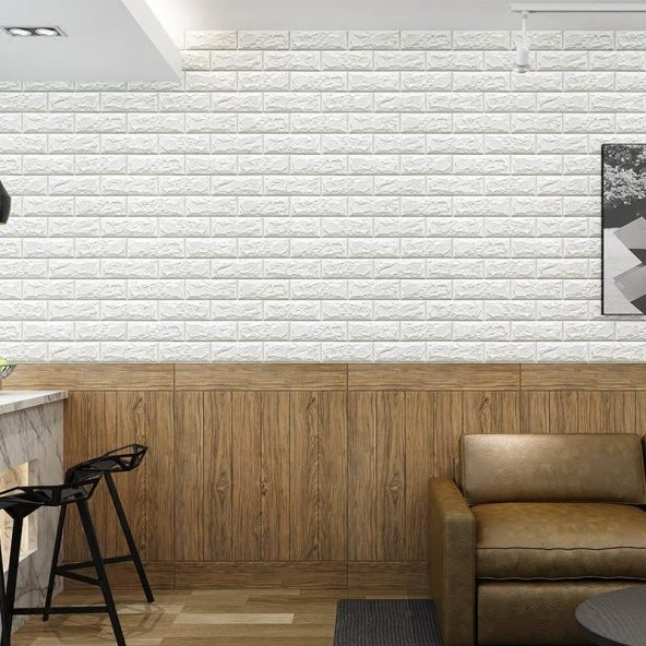 Renkli Duvarlar Kendinden Yapışkanlı Duvar Kaplama Kağıdı Paneli 70x38 cm 0,26 m2 - 10