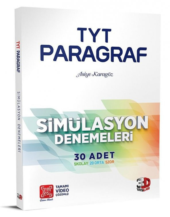 TYT Paragraf Simülasyon 30 lu Denemeleri 3D Yayınları