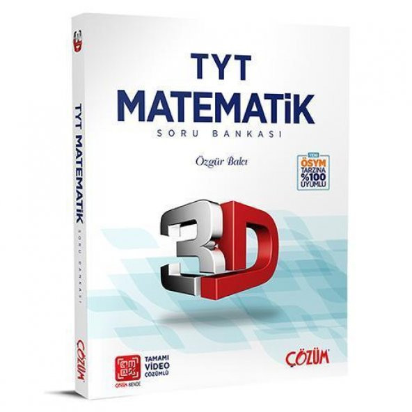 TYT 3D Matematik Tamamı Video Çözümlü Soru Bankası 3D Yayınları