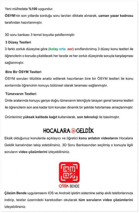 TYT 3D Tarih Tamamı Video Çözümlü Soru Bankası 3D Yayınları - 2