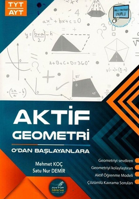 TYT AYT Geometri 0 dan Başlayanlara Aktif Öğrenme Yayınları