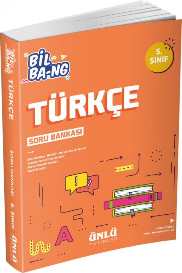 Ünlü Yayınları 6. Sınıf Türkçe Soru Bankası (Bil-Bang) 2021