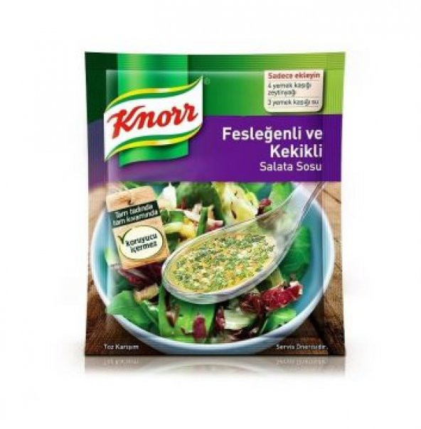 Knorr Fesleğenli ve Kekikli Salata Sosu 10 gr x 5 Adet