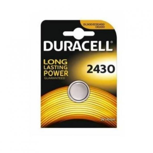 Duracell Lithium CR2430 3 Volt Düğme Pil