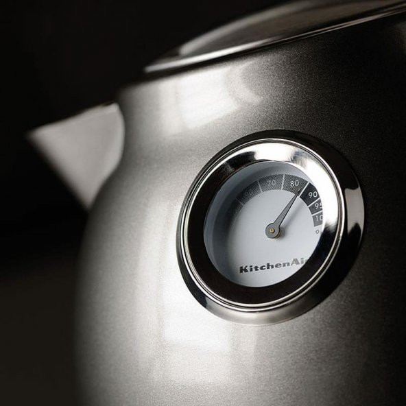 KitchenAid Artisan 5KEK1522EMS Medallion Silver 1,5 Litre Kettle - 2