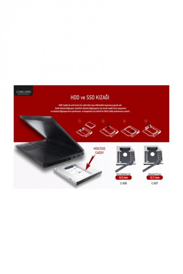 KIZAK CONCORD C-856 CADDY 9.5MM - 2