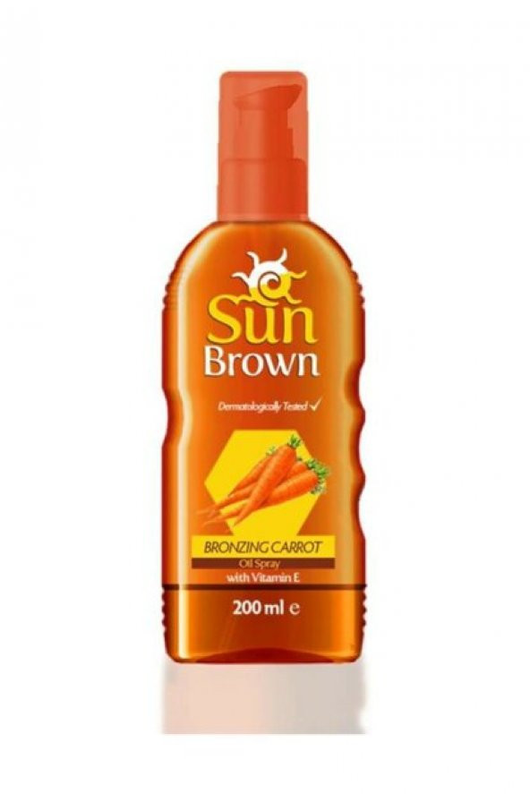 Sun Brown Bronzlaştırıcı Havuç Yağı Spreyi 200 ml