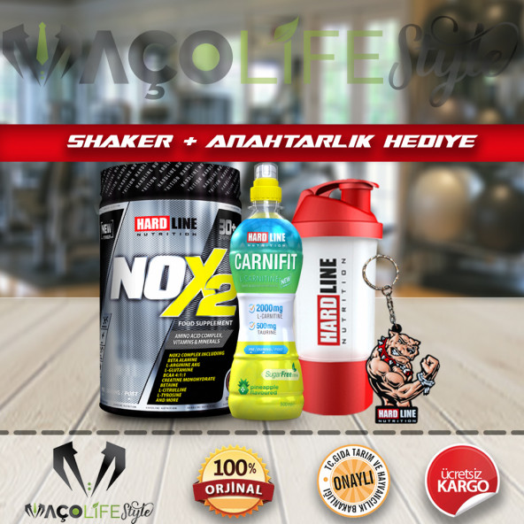Hardline Nox 2 1090 Gr + Carnifit 500 ML 24 Adet Kombinasyonu