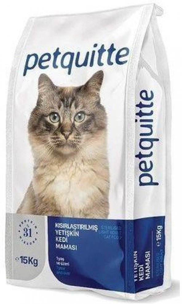 Petquitte Somonlu Kısır Kedi Maması 15 KG