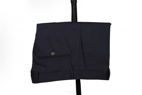 Slim Fit Lacivert Takım Elbise - 4