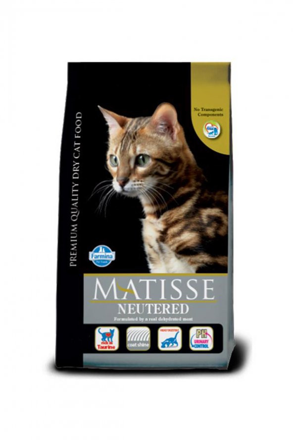 Matisse Neutered Tavuklu Kısırlaştırılmış Yetişkin Kedi Maması 1.5 KG